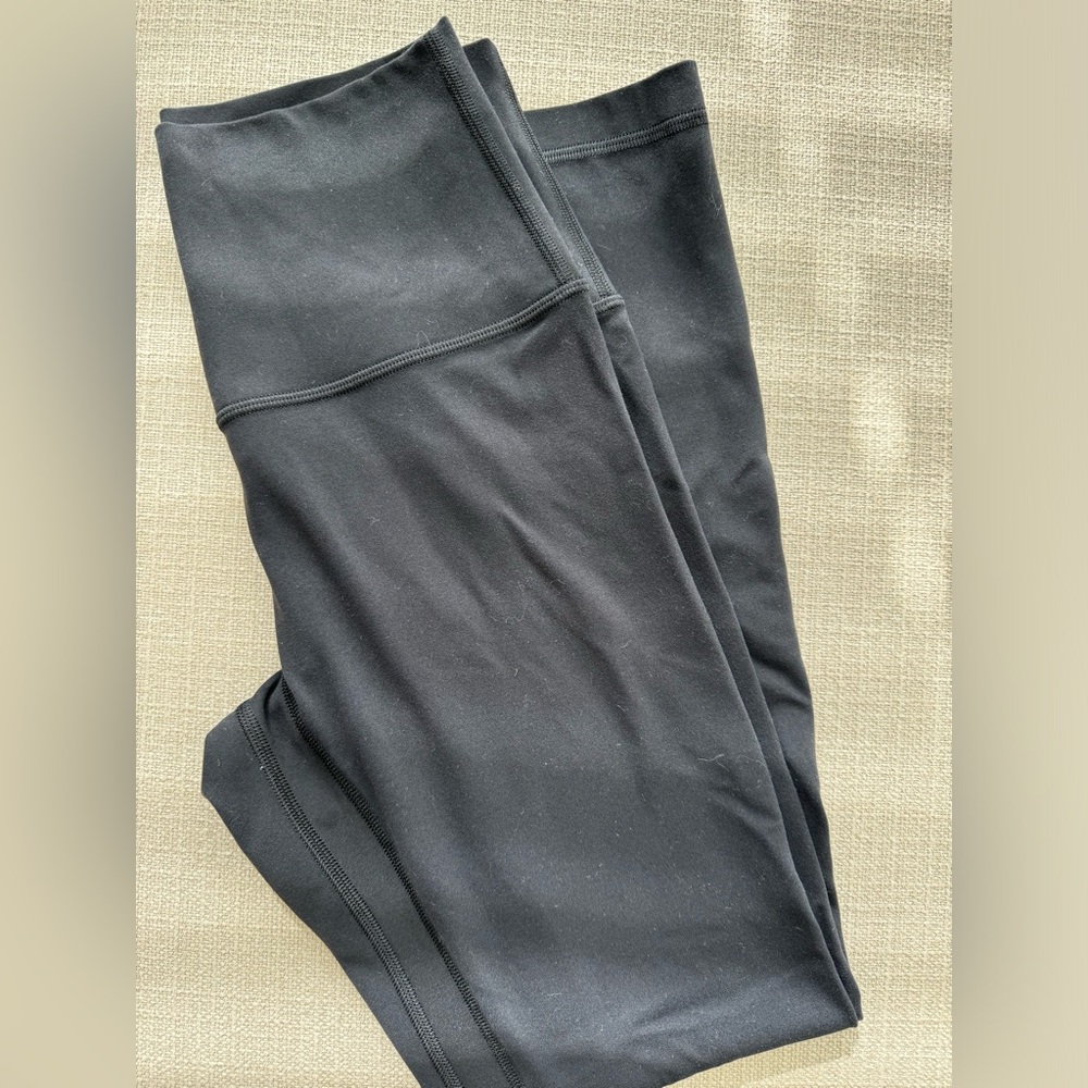 Lululemon Align No Line High Rise Black Leggings 25”